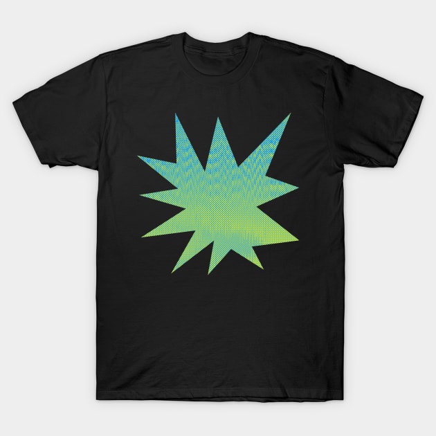 Comic Book Halftone Burst: A Explosive Blast of Retro Style T-Shirt by JDWFoto